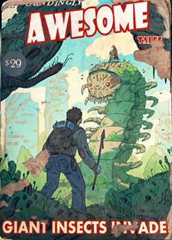 Fallout 4: Журнал «Потрясающие крутые истории», выпуск «Giant insects invade»