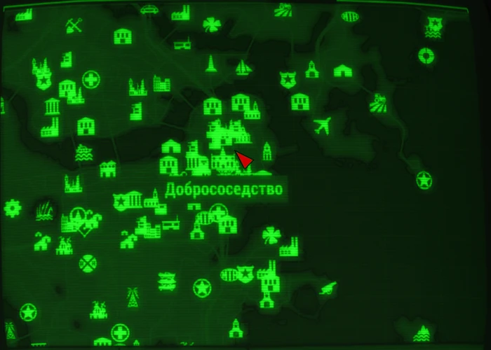 Fallout 4: Журнал «Веселье с РобКо», выпуск «Grognak and Ruby-Ruins» - расположение на карте