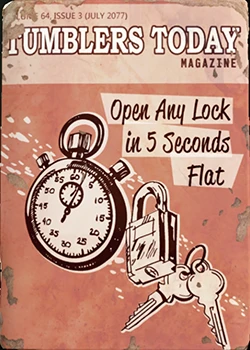 Fallout 4: Журнал «Современные замки», выпуск «Open any lock in 5 seconds flat»