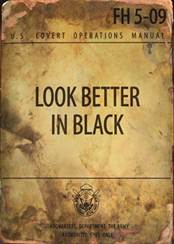 Fallout 4: Журнал «Руководство по тайным операциям США», выпуск «Look better in black»