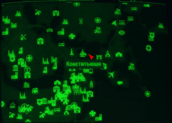 Fallout 4: Журнал «Руководство по тайным операциям США», выпуск «Urban camouflage» - расположение на карте