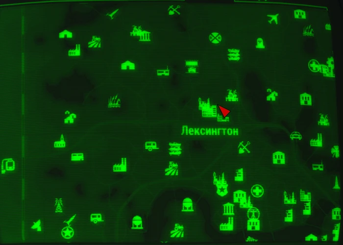 Fallout 4: Журнал «Руководство по тайным операциям США», выпуск «Whistling in the dark» - расположение на карте