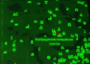 Кембриджский полицейский участок - карта