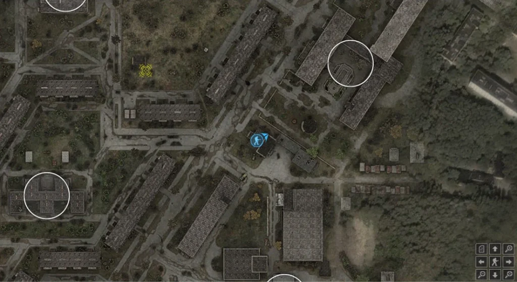 Припять - Тайник 1 на карте
