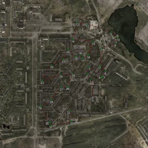 STALKER Зов Припяти: карта всех 33 тайников в Припяти